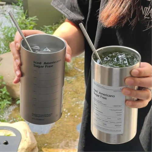 Ly giu nhiet inox 304 duc lien khoi – giu lanh iced americano suot 8 gio tang ong hut